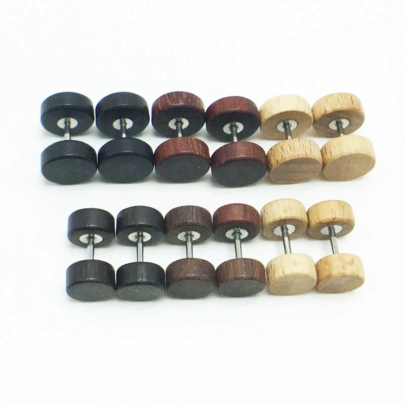 2 шт./лот серьги модные ювелирные женские пирсинг для мужчин поддельные затычки