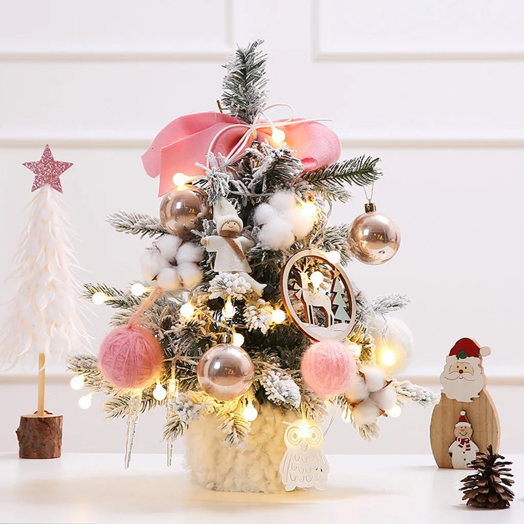 30 см Diy искусственное Флокирование Рождественская елка рождественское
