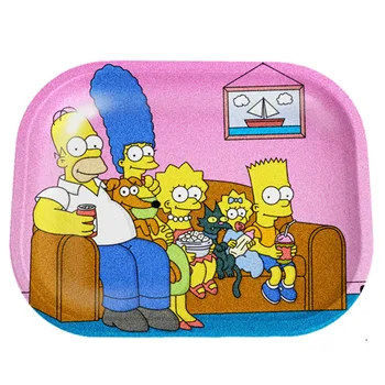 

180*125MM Stainless Steel Metal Rolling Tray Weed Raw Herb Tobacco Joint Roller Smoke Table Paper Rolling Tray