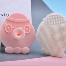 Форма осьминога Очищающая щетка для лица удаление черных точек крем для очищения пор носа силиконовая щетка для мытья лица 1 шт