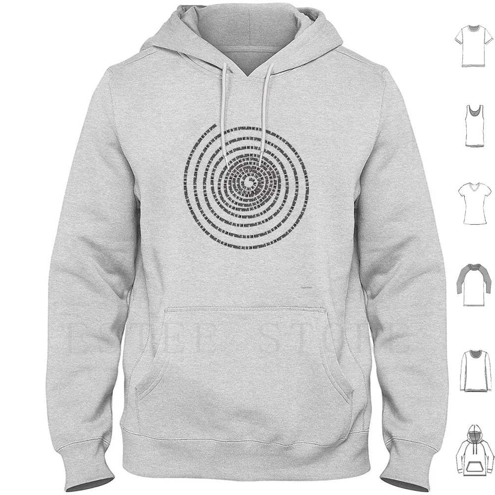 J O I N M E I N T H E S P I R A L Felpa Con Cappuccio Manica Lunga Uzumaki Junji Ito Ito Spirale