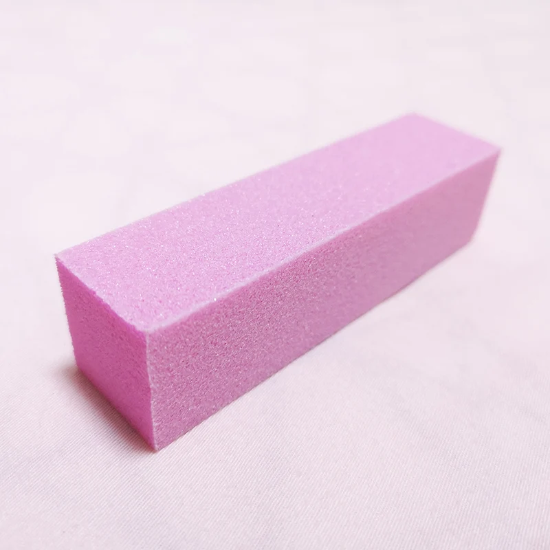 Sponge Nail Art Buffer Block 4 Sides Manicure Tool