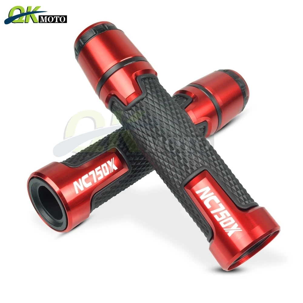 Аксессуары для мотоциклов 7/8 ''22 мм CNC алюминиевая рукоятка руля и ручка торцевой слайдер колпачок вилка часть для Honda nc 750x NC750X