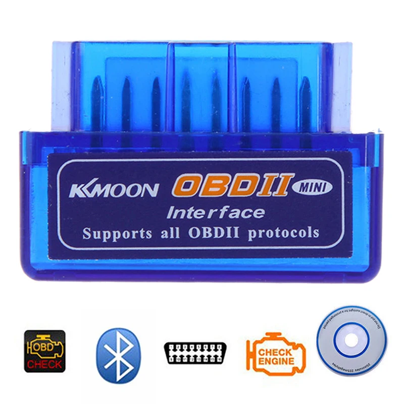 Считыватель кодов Mini V2.1 ELM327 OBD2 сканер с Bluetooth для Android|Считыватели и сканеры| |