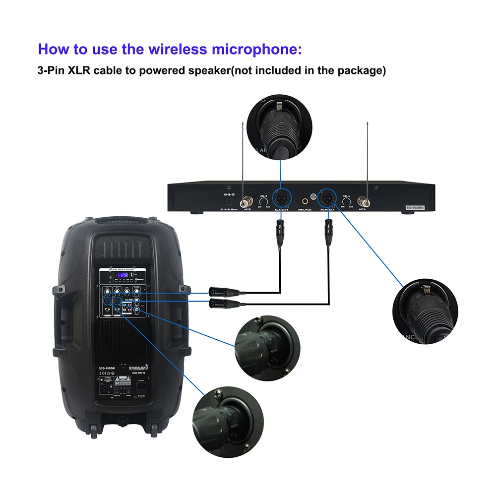party stage microphone system