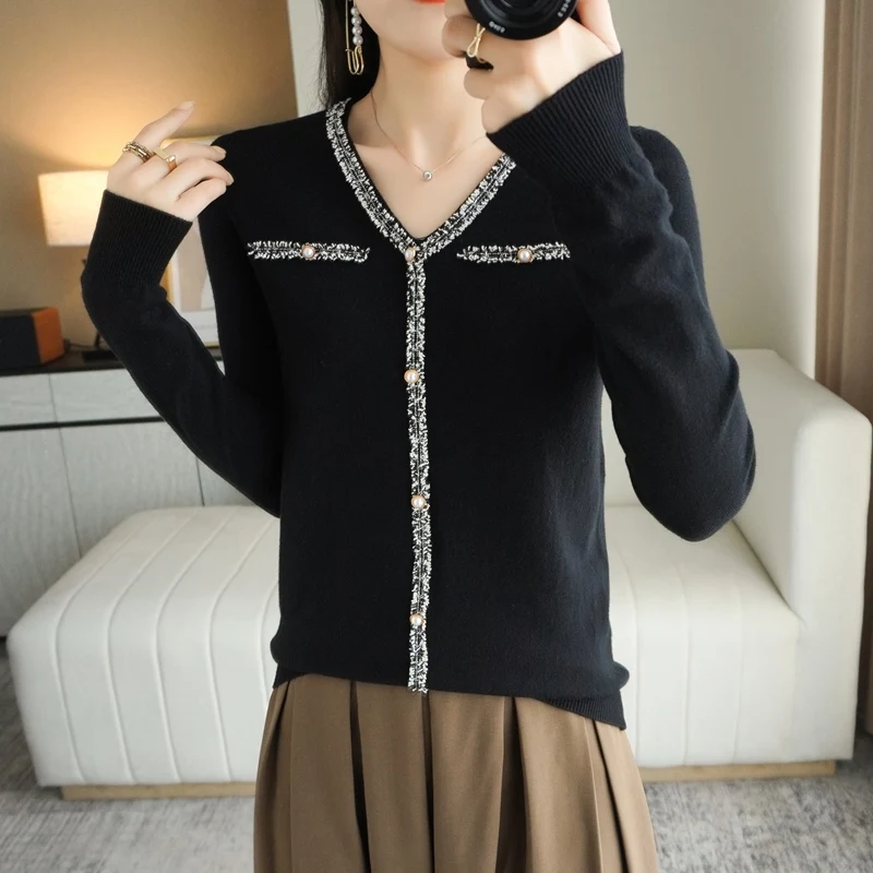 Women's Autumn and Winter Long-sleeved Large Size Warm Sweater Cashmere Thick Turtleneck Sweater