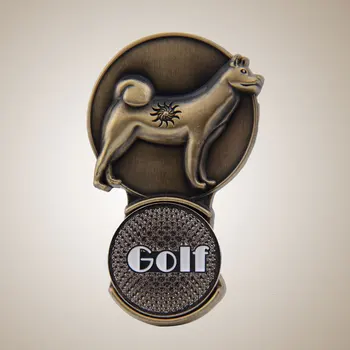 

China Chinese Zodiac Dog Outdoor Magnetic Golf Hat Clip Gift
