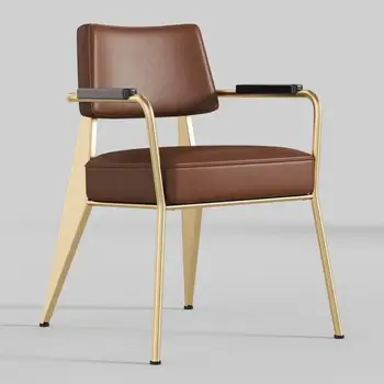 

American Dining Chair, Industrial Style Chair, Iron Art, Post-modern Simple Chair, Domestic Stool, Armchair, Desk Chair