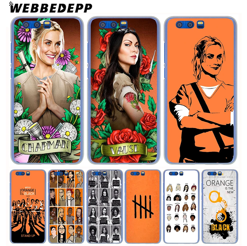 

WEBBEDEPP ORANGE IS THE NEW BLACK Hard Phone Case for Huawei Honor 20 9X Pro Note 10 View 20 Cover