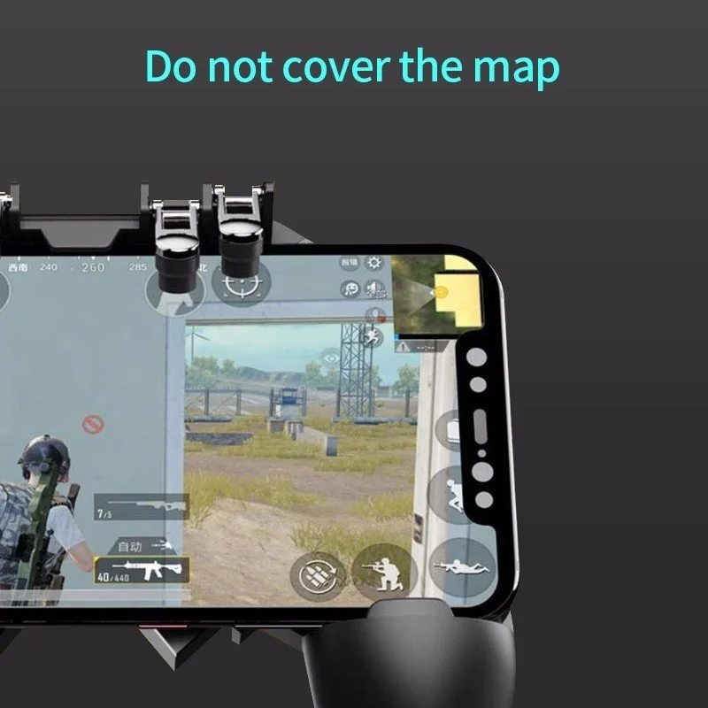 Pubg мобильный контроллер геймпад джойстик для iPhone 11 Pro XS X 8 7 6s Plus контроллер Celular 4,7-6 ''смартфон игровой коврик Манетт