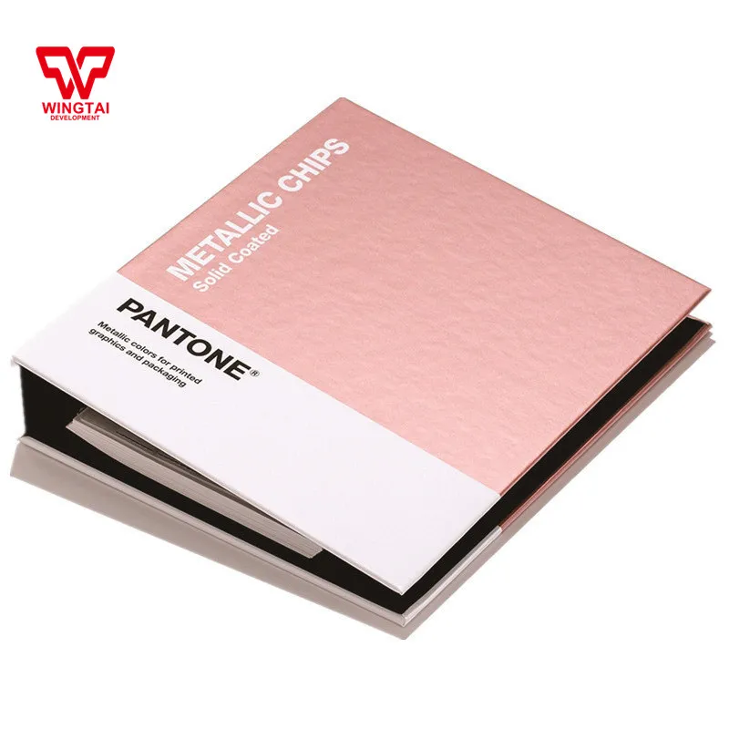 Pantone металлическая направляющая по формуле бумага с покрытием цветная книга GG1507A