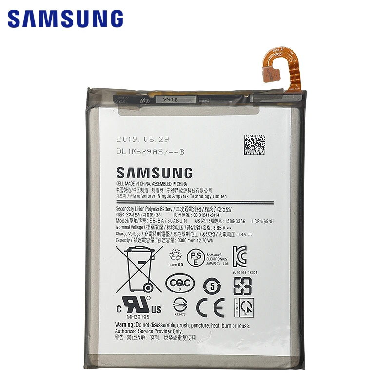 Samsung аккумулятор для телефона EB-BA750ABU для samsung Galaxy A7 версия A730x A750 SM-A730x 3300mAh Аккумуляторы мобильных телефонов+ Инструменты