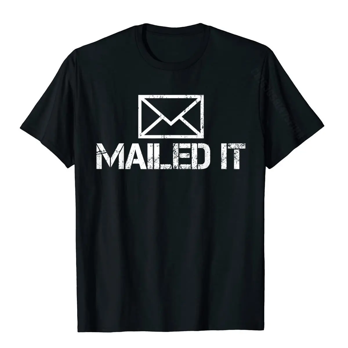 Design Cotton Fabric T-Shirt for Men Short Sleeve Custom Tops T Shirt Oversized ostern Day O-Neck Tops & Tees Printed On Funny Guys Mai man Mai ed It Post Office Mai Carrier Gift T-Shirt__1491 black