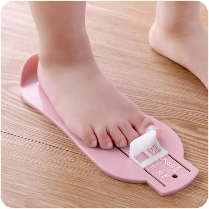 1-3Pcs Baby Foot Ruler Solid Color 0-8 Years Kids Foot Length Measuring Tool Children Shoes Size Calculator Feet Measure Gauges foot measuring ruler