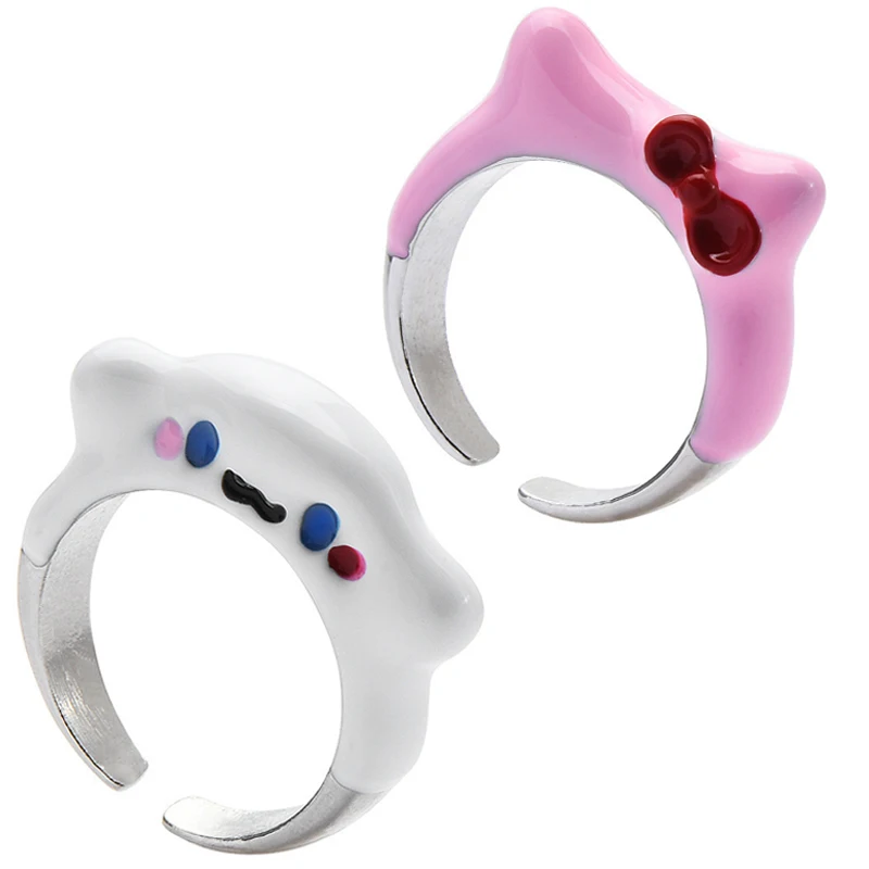Sanrio Ring Adjustable Cinnamoroll Movie Kawaii Sanrio Rings