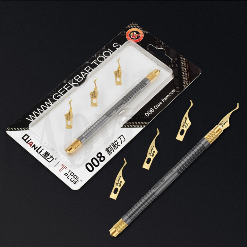 008 Qianli 007 008 009 Multifunctioal cpu IC нож для удаления клея тонким лезвием материнской платы BGA чип для очистки клея нож для удаления клея - Цвет: 008