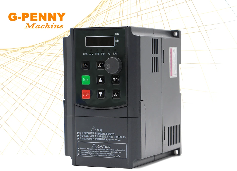CNC 220 В 2.2квт/1.5кВт VFD ЧПУ шпиндель Мотор контроллер скорости переменной частоты VFD инвертор 1HP вход 3HP выход