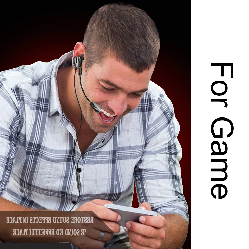 Subwoofer gaming headset 1.2m Wired Earphone Gaming Earbuds In-Ear Earphones With Bendable Mic Stereo For Phone PS4 Xbox Switch (12)