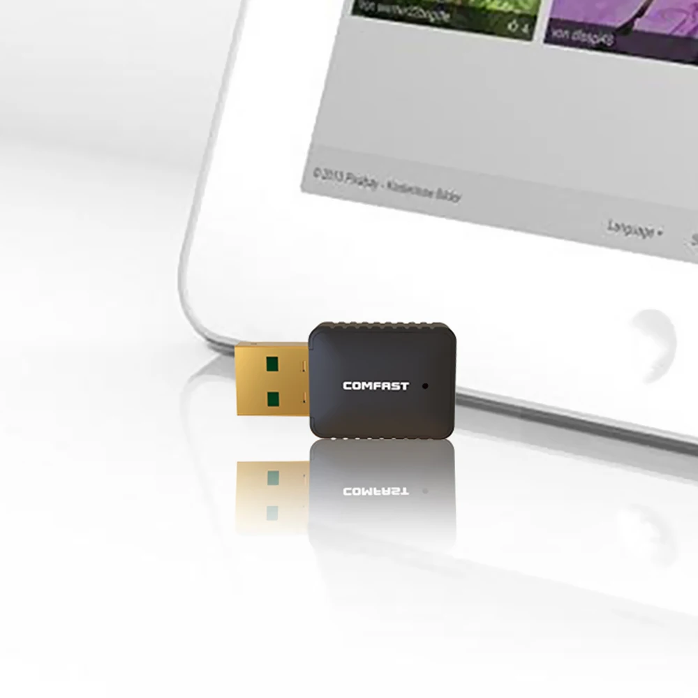 COMFAST USB WiFi адаптер 600 Мбит/с черный беспроводной Mini-USB адаптер Wi-Fi для Windows XP/7/8/8,1/10