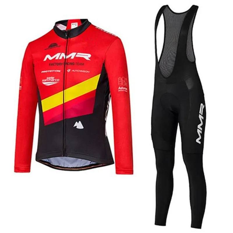 

Mmr Cycle Team Spring Autumn Men's Top Long Sleeve Jacket Suits Mtb Cycling Clothing Bicycle Bib Tights Ciclismo Sets