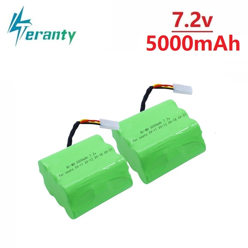 Обновленная батарея 5000mAh 7,2 V для Neato XV21 XV11 XV12 XV14 XV15 подметальная машина пылесос Ni-MH 7,2 v аккумуляторная батарея