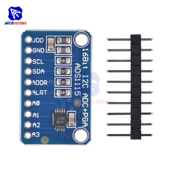 

diymore ADS1115 16 Bit I2C ADC PGA Development Board Analog to Digital Converter Module Converter Inverter Module Board