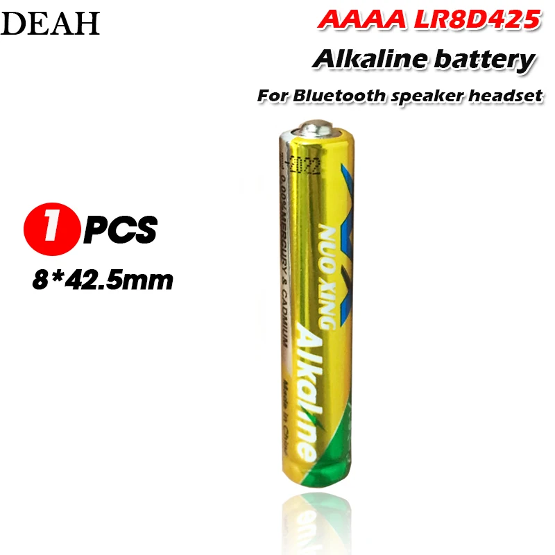 Щелочные батареи LR8D425 AAAA 1 шт./лот 5 в первичные для Bluetooth динамика гарнитуры