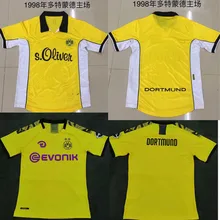 Футбольная Футболка 19/20 Дортмунд 1998 Филипп готзе Реус пулисик Витсель Джерси PACO ALCACER футболка для взрослых
