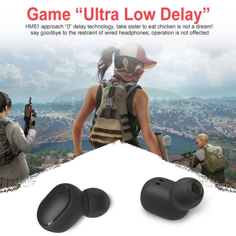 E6S TWS Bluetooth 5 0 Earphone HIFI Stereo Noise Reduction Wireless Earbuds Mini IPX5 Bluetooth Sports Headphone with Mic