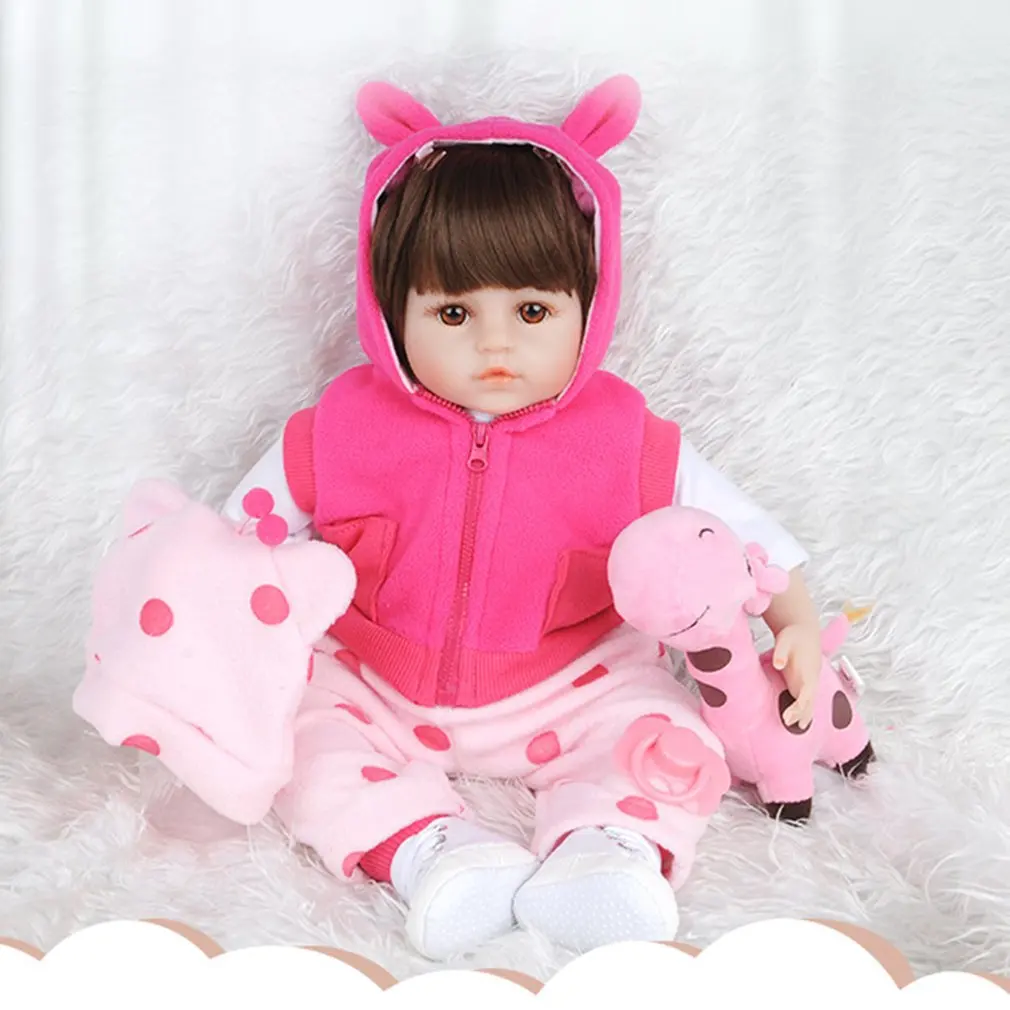 48 см/60 см милые мягкие куклы Reborn Baby ручной работы дизайн ткань тела силиконовые детские реалистичные живые куклы игрушки для детей девочек