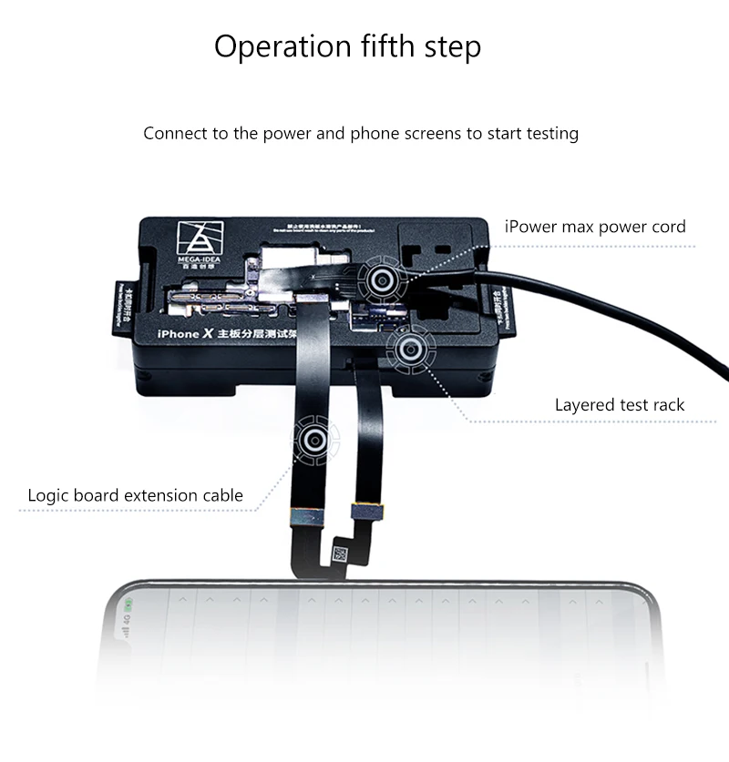 QianLi La тест основной платы тестовый стенд ЧПУ процесс для iPhone X XS XSMAX ремонт материнской платы тест ing инструмент