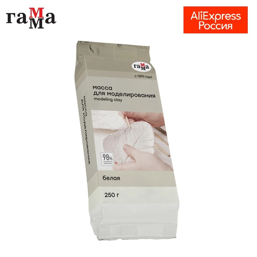 Масса для моделирования Гамма &quotХобби&quot самоотвердевающая 250г | Дом и сад