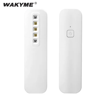 

WAKYME Handheld UV Wand USB Rechargeable UVC Lamp Sterilizer Desinfection Germicidal Ultraviolet Lamp Disinfection Light