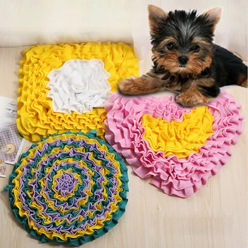 

Pet Dog Snuffle Mat Anti Choking Training Dog Blanket Beds Dog Mat Relieve Stress Nosework Puzzle Pet Toys For Dogs Pet Nose Pad