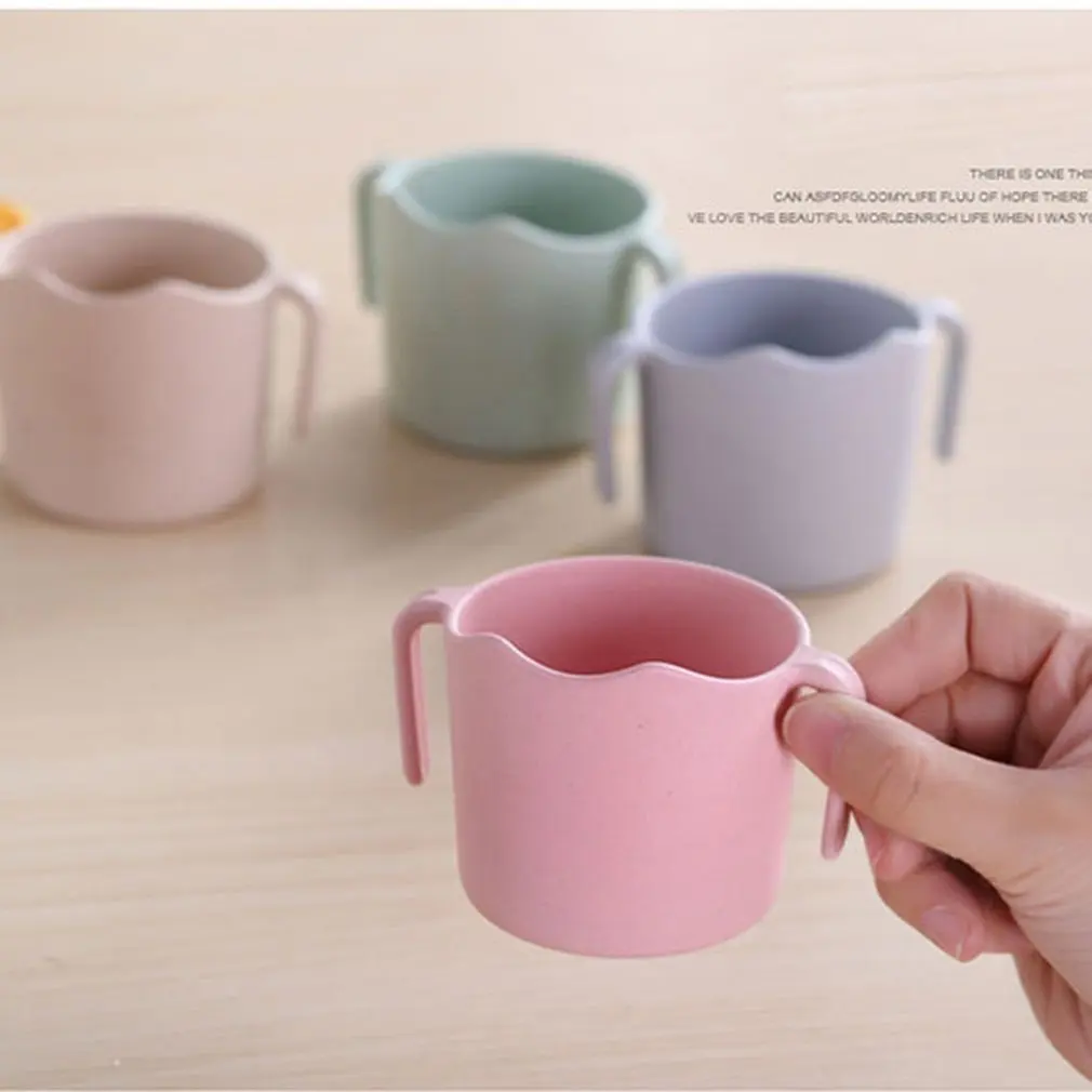Bamboo-scented double-ear Children's Cup 150ml Nordic Green daily supplies health and beauty personal care products Dropshipping