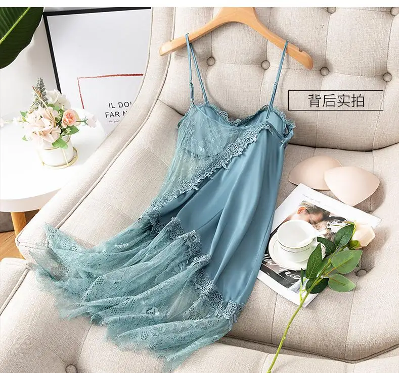 lace spaghetti strap nightgown