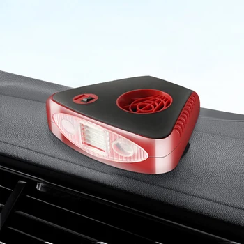 

Car Heater Multifunctional Portable Electric Vehicle Defroster Heating Fan Windscreen Window Demister with LED Light