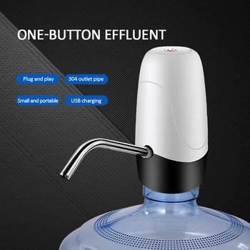 

Portable Drinking Water Pump Dispenser USB Fast Charging Electric Bottle Switch Automatic Drinking Bottles Pump Drinkware Tools