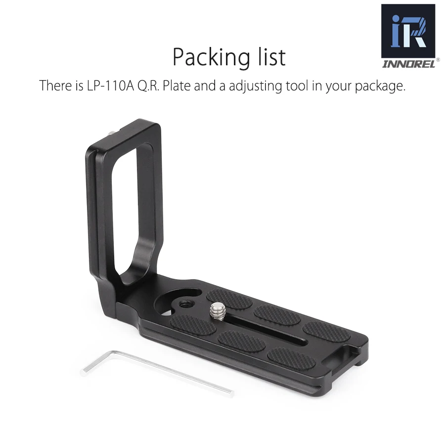 LP-110A Professional L-Type Quick Release Plate Fast Charging Vertical Holder Ha