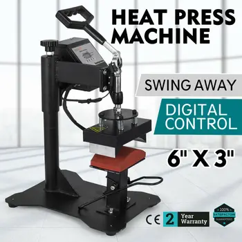 

Hat Cap Heat Press Machine Transfer Sublimation Swing Away Heating Pressing