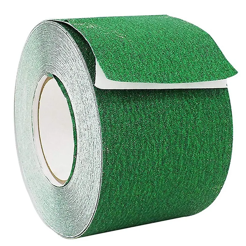 

Strong Grip Gray Anti Slip Tape Safety Track 60 Grit Non Skid Waterproof Indoor & Outdoor Traction Tape No Slip 4 Inch X 60 Ft