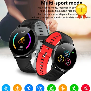 

Multi-sport mode Wristwatch heart rate monitoring ip67 waterproof color screen weather forecast fitness tracker smart watch