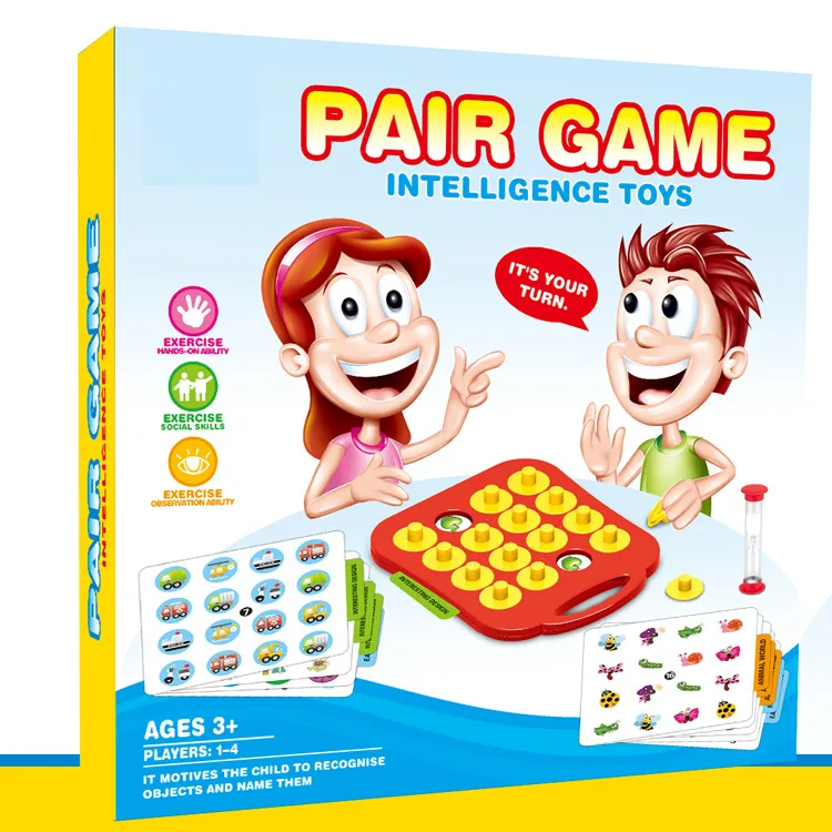 

Educational Toy Play House Game CHILDREN'S Toy Memory Matching Game Tabletop Game
