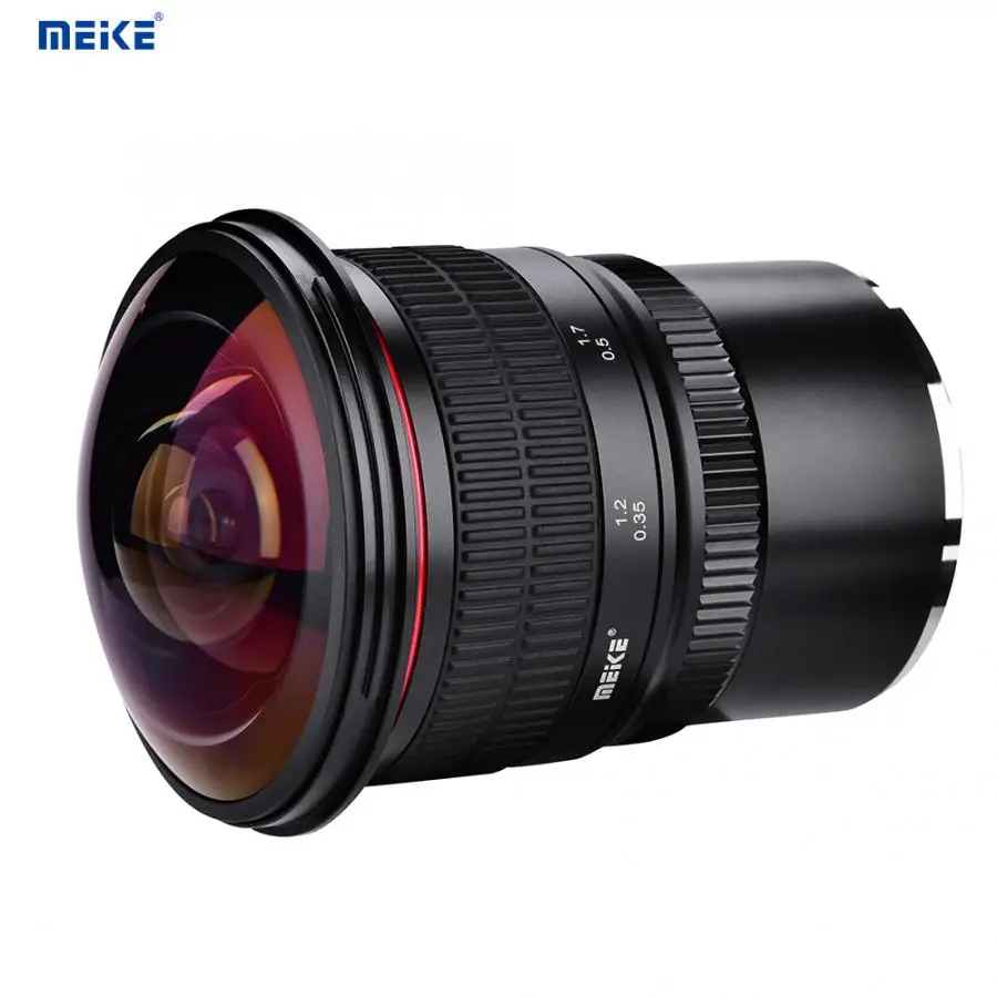 Объектив камеры Meike 8 мм F3.5 ручной фокус широкоугольный фотообъектив рыбий глаз для камеры Canon Nikon sony Olympus Fujifilm