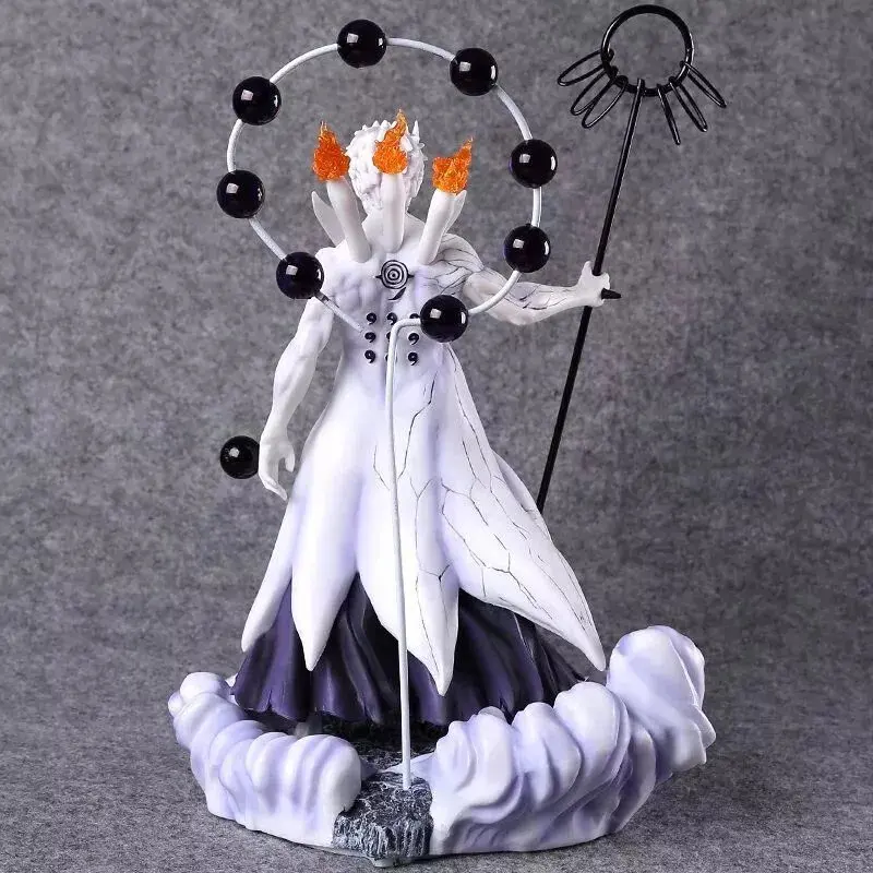 

Cheng yuan Anime Naruto Uchiha with Soil Ten Tail Column Force People Six Road Strip Soil Garage Kit Decoration