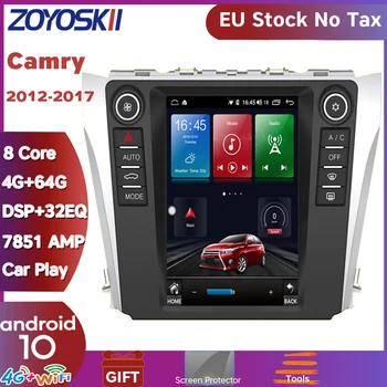 

ZOYOSKII Android 10 10.4 inch vertical screen car gps multimedia radio bluetooth navigation player for toyota camry 2012-2018