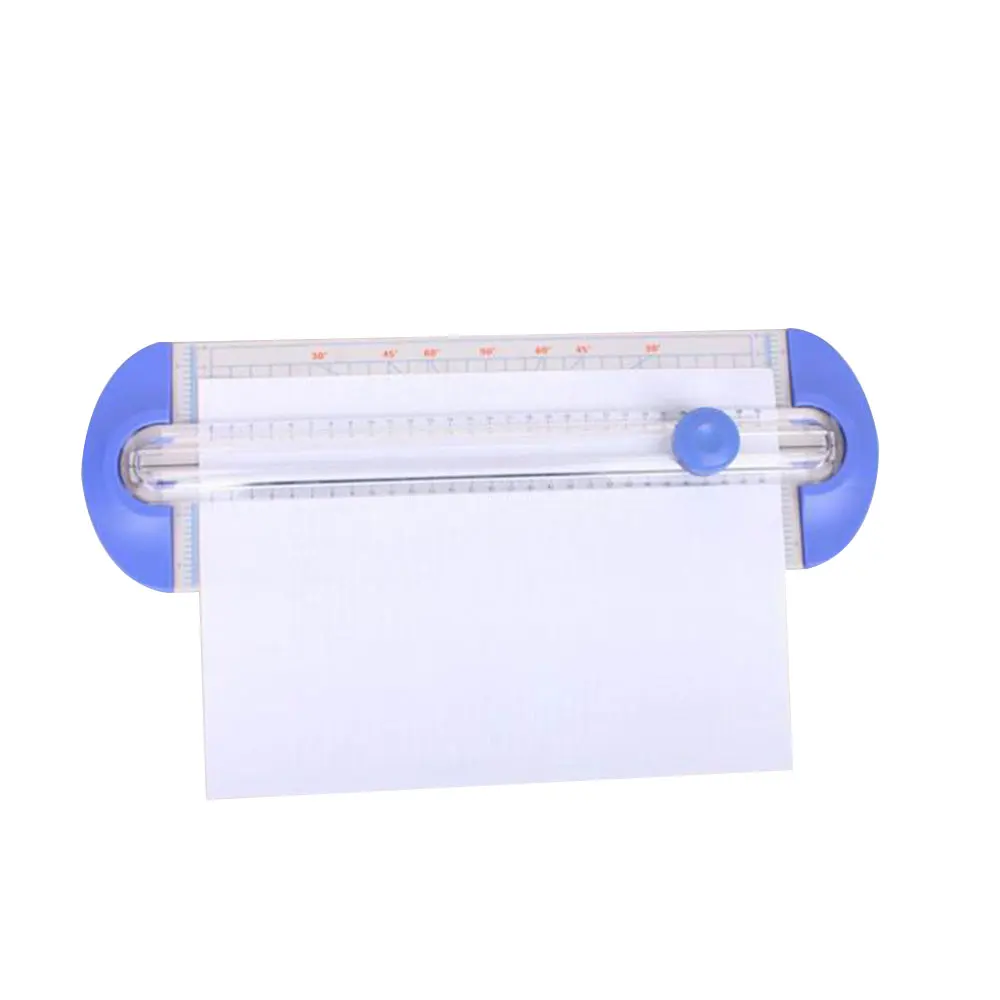 

Guillotine Cutter Trimmer with Pull-Out Ruler Plastic Labels Scrapbooking Photo Portable Office Electronics School Supplies