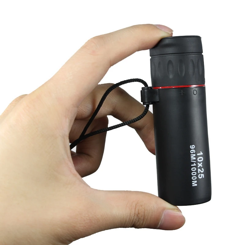 

10X25 Hd Monocular Professional Telescope Focus Green Film Pocket Spyglass