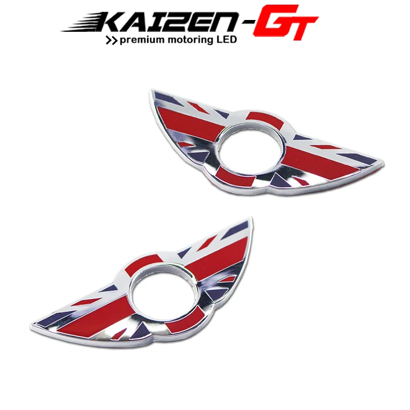 2 шт. металлические кольца наклейки для мини купера R55 R56 R57 R58 R59|Наклейки на