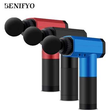 

LCD Display Massage Gun Muscle Massager Electric Therapy Training Body Relaxation Slimming Massagers Pain Relief Vibration